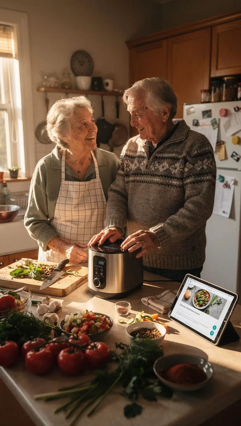 Community members implementing water conservation techniques together.