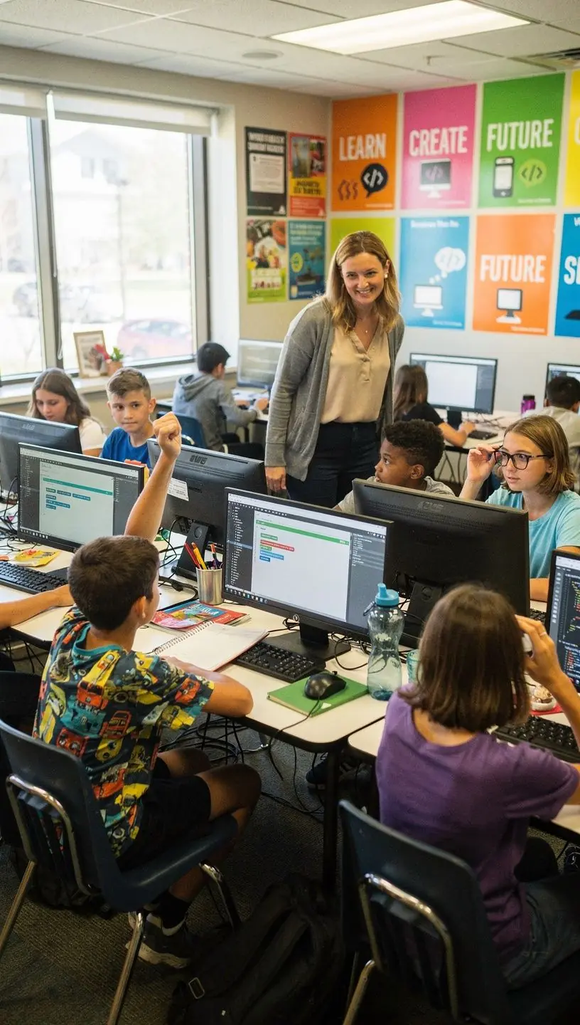 Community members examining low-cost renewable energy solutions