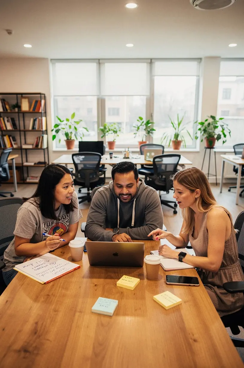 Modern office environment